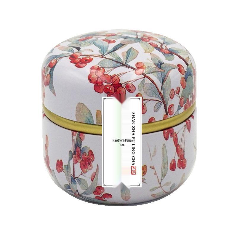 Goddess Festival Gift Box: Peach Osmanthus Oolong & Rose Black Tea in Small Iron Cans
