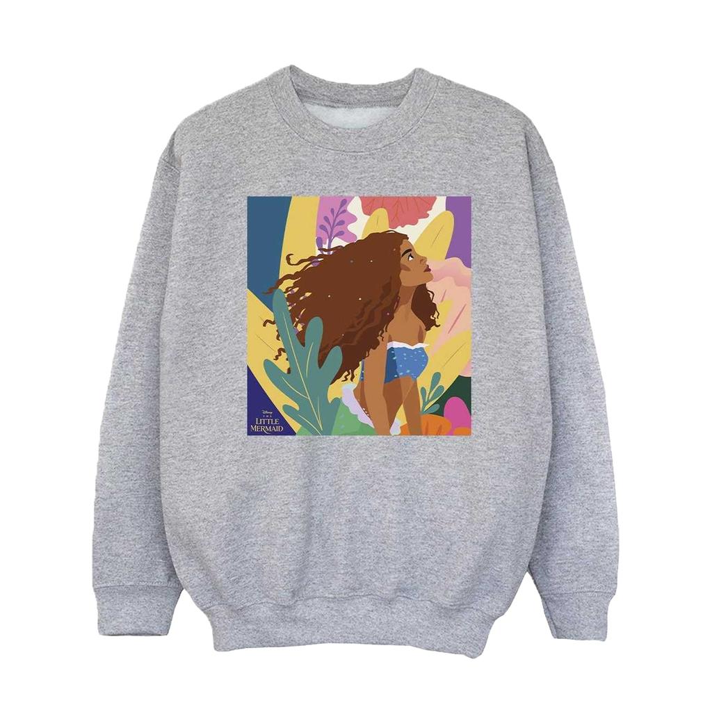 The Little Mermaid Girls Emblem Sweatshirt