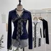 Spicy Girl V-Neck Bow Tie Lace-Up Long Sleeve Slim Pleated Top
