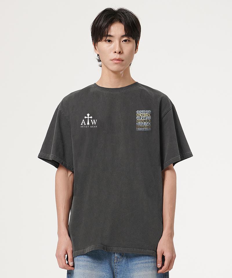 ARTISTWEAR [Atw X Big Sleeps] La Legend Pigment Short Sleeve T-Shirt