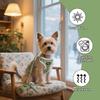 Breathable Dog Harness Leash Bag Set Winter Warm Dog Fur Harnesses Vest Pet Walking Rope With Garbage Bag for Small Medium Dogs