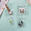 20Pcs Pvc Transparent Zipper Bags Anti Oxidation Jewelry Organizer Bag Dust Proof Travel Gifts Storage Bags
