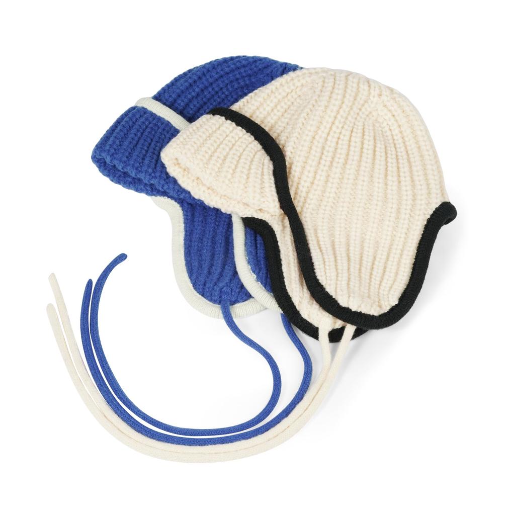 Knitted Hat with Flight Knit for Warm Winter Knitted Hat [Clape] Earflaps, Cap, Windproof, Winter, Skiing, Hiking, Autumn, Winter, Travel, Outdoors,
