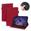 Suitable for Oppo Pad Air Flat Leather Case, Xiaomi Pad6 Retro Butterfly Embossing Bracket Protective Case