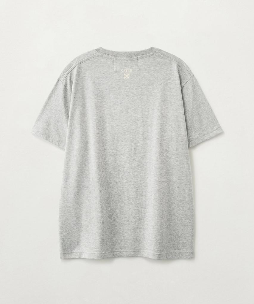 Seteo Supima Basic Crew Neck Short Sleeve T-Shirt Melange Gray