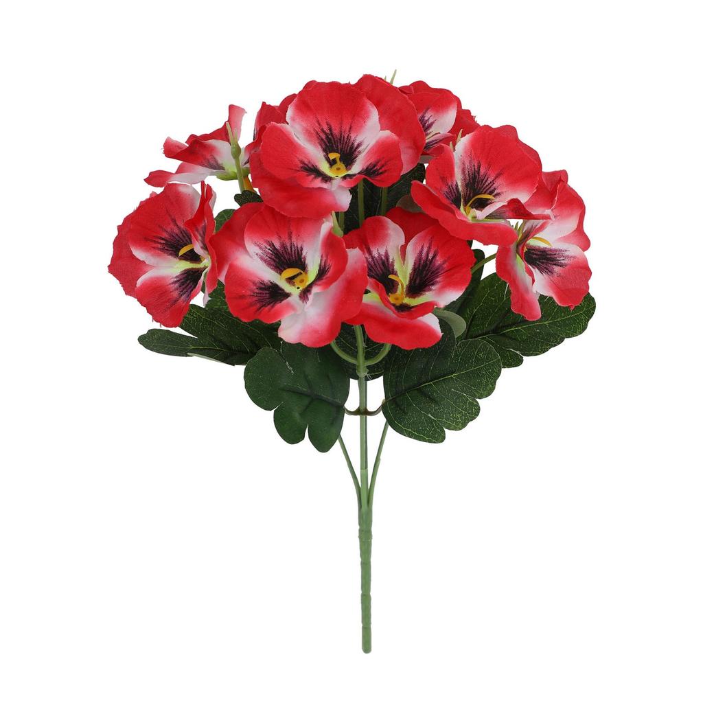 Simulated Flower Tricolor Violet Small Handle Flower Home Hotel Outdoor Wedding Decoration Ornament