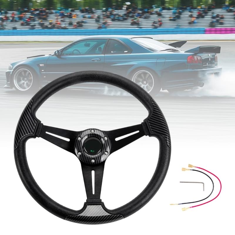 Prémiový PU materiál Volant 14 palců 345 mm Kompatibilita Lehký design