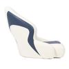 Yacht Captain Seat PVC Leather Water Resistant Scratch Proof Memory Foam with Backrest Two Tone Boat Seat for Pontoon