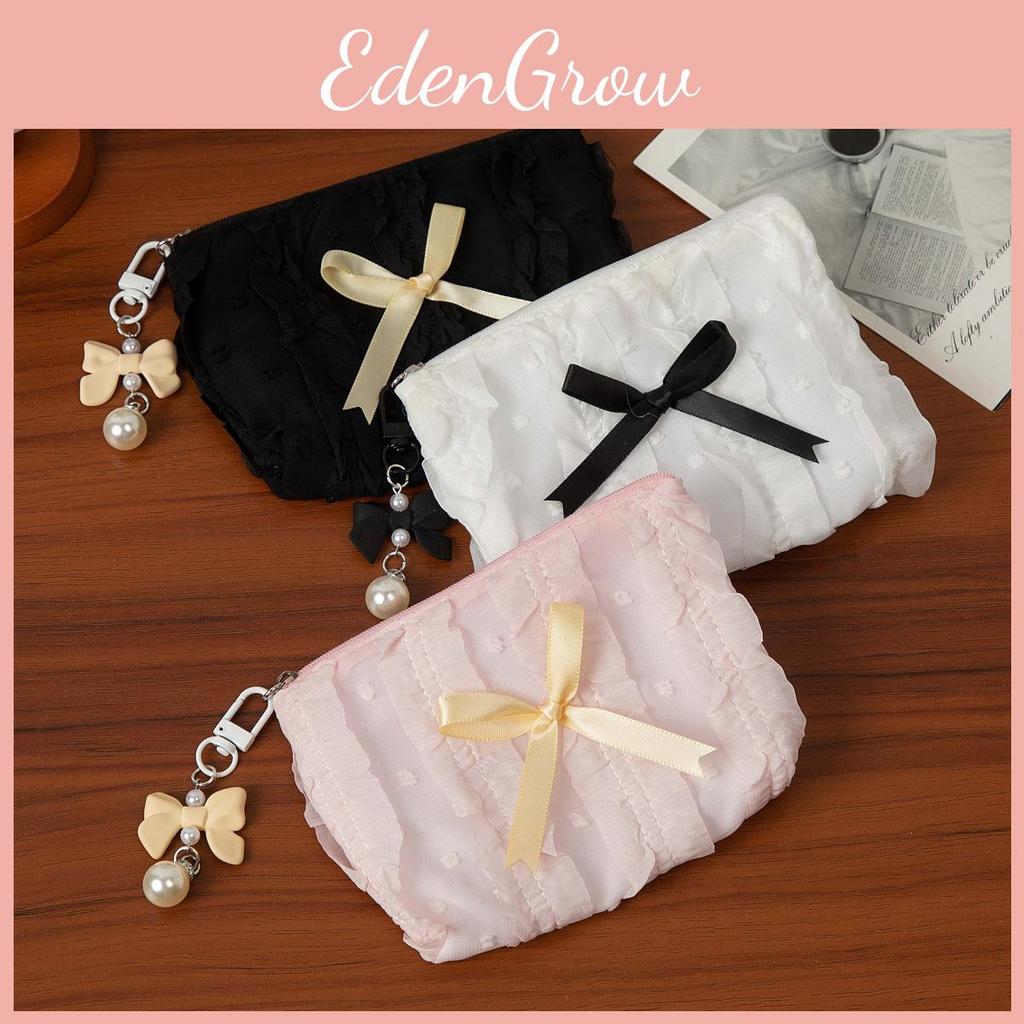 Tote Bag For Women With Lace And Bow Design Large Capacity Storage Organizer For Daily Use