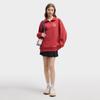 Fila Original Peony Half-Zip Classic Vintage Minimalist Casual Comfortable Versatile Sweatshirt Unisex Sweatshirt Red F51U619204FRD