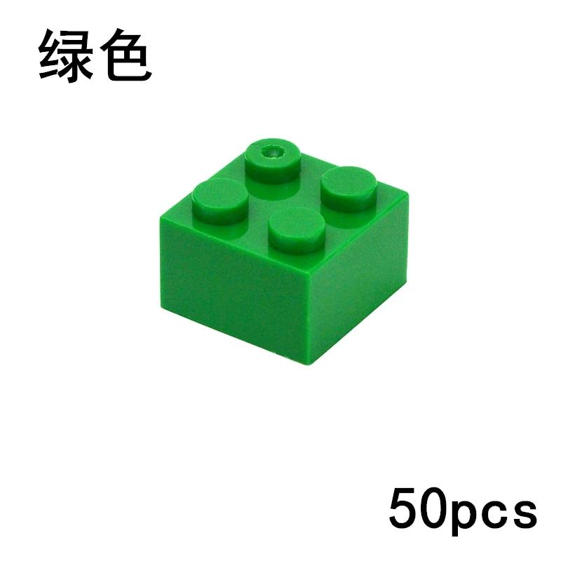 Bricks 2x2 Dots Thick Figures DIY Building Blocks Size 2*2 Dots Compatible With 3003 Educational Creative Toy for Children