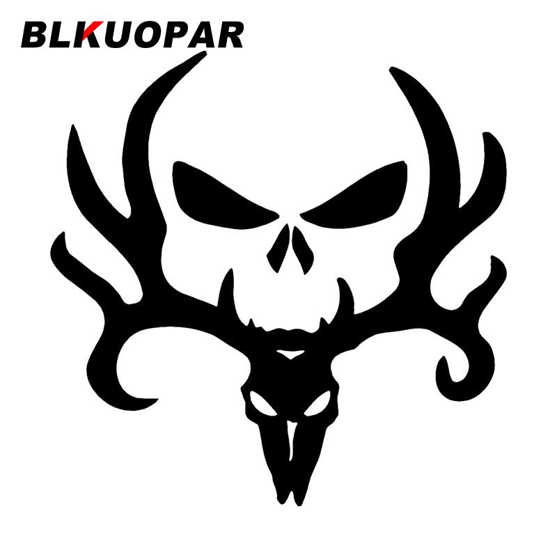 BLKUOPAR Bone Collector Deer Hunting Car Sticker Waterproof Scratch-proof Creative Cartoon Decal Cartoon Bumper Car Styling