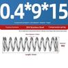 Spring Steel Pressure Return Spring Assortment 0.3/0.4mm Wire Dia 5-20mm Length for Hobbyist Craft Making Projects
