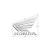 Honda motorcycle accessories circular logo 3D stereoscopic fuel tank sticker suitable for Honda CBR600RR/CBR1000RR/CB190SS