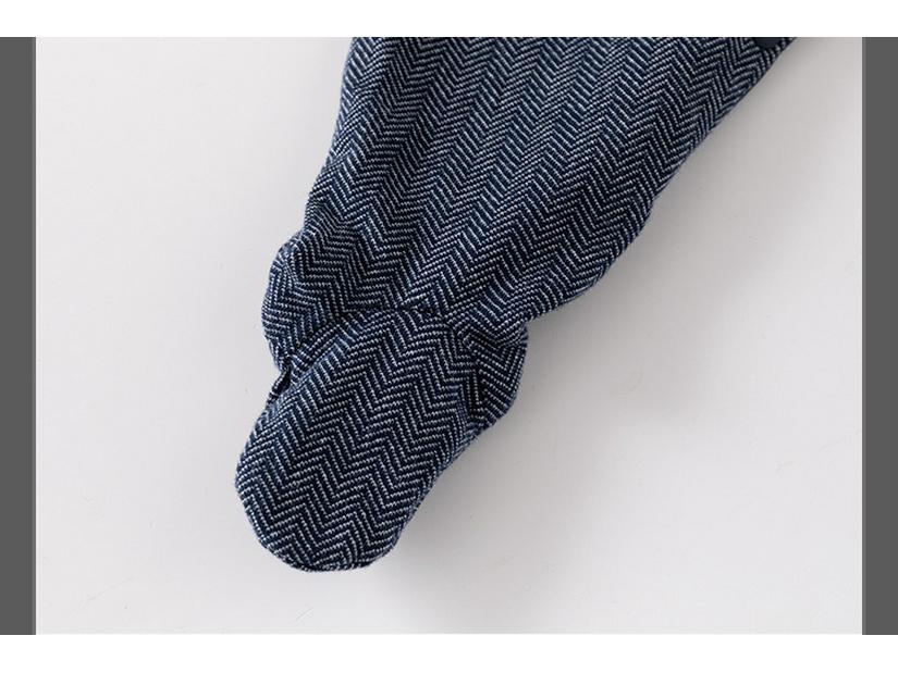 Długi rękaw męski kombinezon niemowlęcy na specjalne okazje (0-12m)