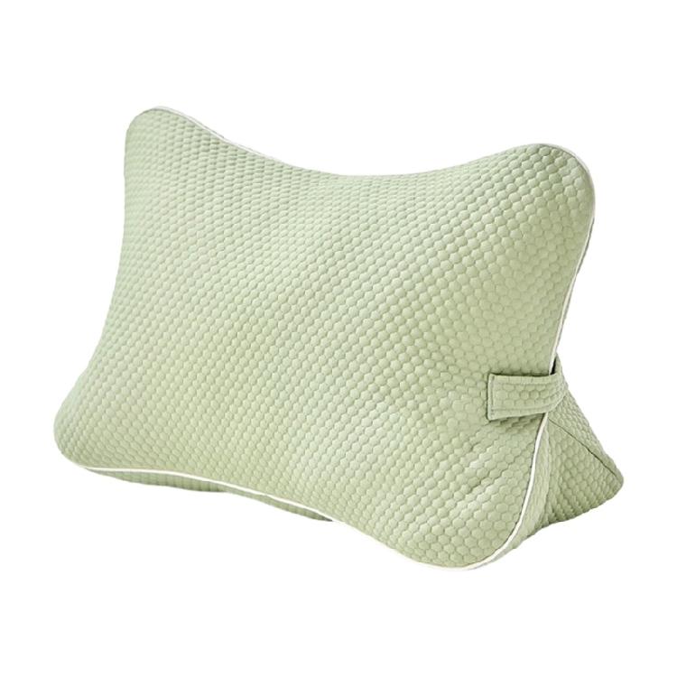 

Breathable Lumbar Support Cushion With PP Cotton Cores For Any Season Use Home зелений