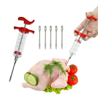 Barbekü Marine Şırıngası Paslanmaz Çelik Marine Şırıngası Hindi Sosu Enjeksiyonu Tavuk Mutfak Gereçleri Mutfak Aksesuarları