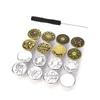 10PCS/Pack 17mm Jeans Waist Buttons Adjustable Nail Free Waist Extenders Buttons Detachable Clothing Buckle with Screwdriver