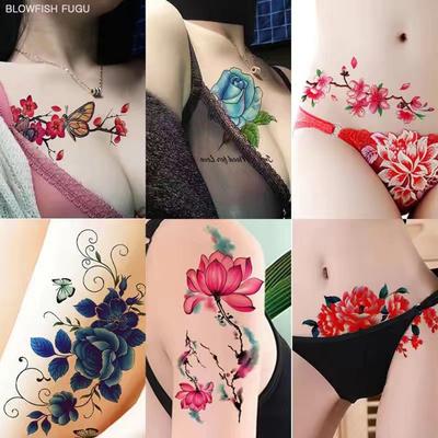 BLOWFISH FUGU 0008/tattoo Sticker Tattoo Sticker/tattoo Sticker/tattoo 6*2P, 1 Set
