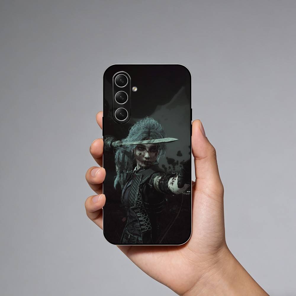 Clair Obscur E-Expedition 33 Maelle Phone Case For Samsung Galaxy A73,A21s,A22,A31,A52,A53,A71,A41Soft Black Shell