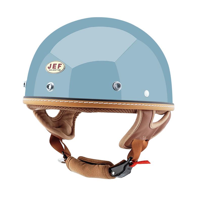 JEF Taiwan Retro Lightweight Helmet: 3C Certified for Summer, Unisex.
