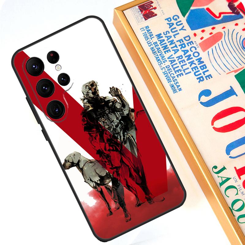 

Металлический чехол Metal Gear Solid для Samsung Galaxy S24 Ultra S23 S22 S20 S21 FE Note 10 20 Ultra S8 S9 S10 Plus Galaxy S21Ultra