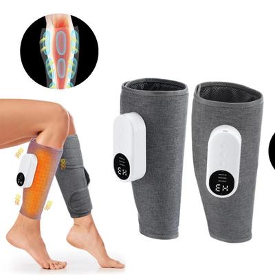 Electric Leg Massager with Heat Compression 360° Air Pressure Vibration Foot Calf Massager Machine Relax Leg Muscles Wireless