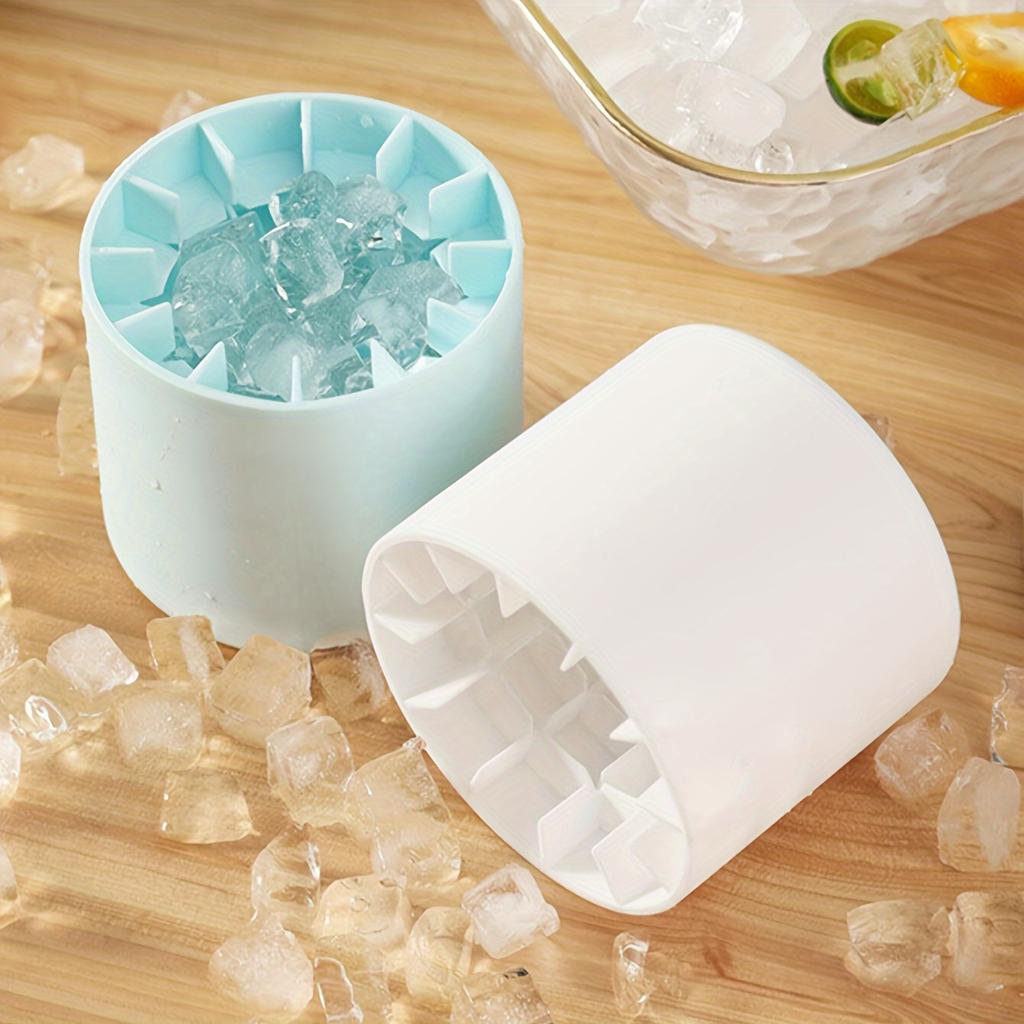 Silikon-Eiswürfelform mit leichtem Lösen, langlebige Zylinderform für perfekte Eiswürfel, ideal für Hausbars & Küchen