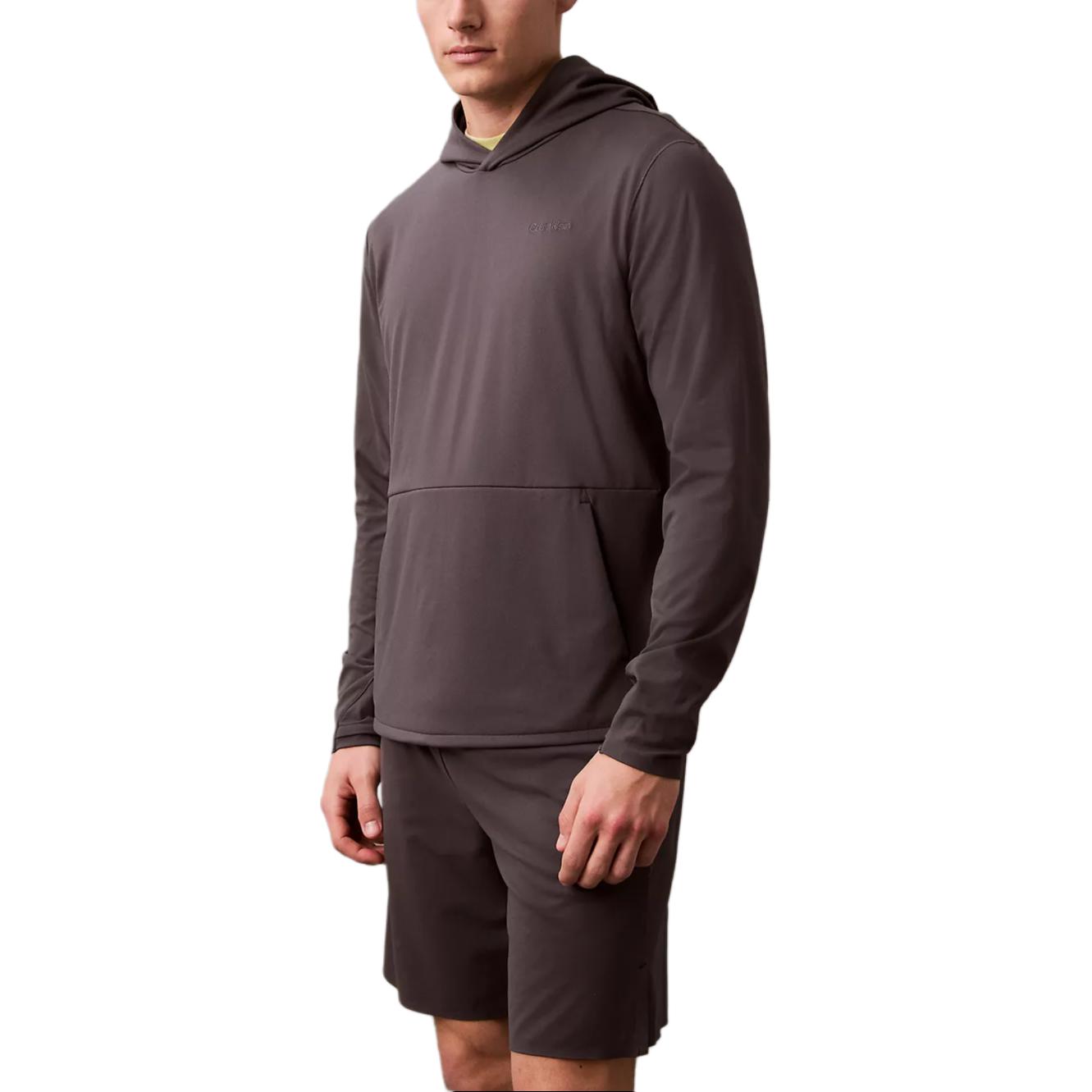 

Calvin Klein Casual Minimalist Comfortable Breathable Hooded Pullover Sweatshirt Men sweatshirt Brown 407F346-021 M