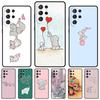 Cute Baby Elephant Phone Case For Samsung Galaxy S24 S25 S23 S22 Ultra Note 10 20 Plus S20 S21 FE Cover