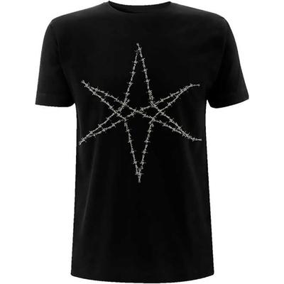 Bring Me The Horizon T Shirt Barbed Wire Band Logo New Official Mens Black Size XXL