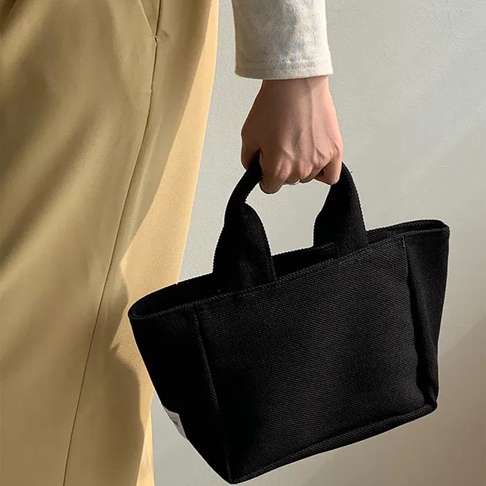 Black Canvas Bag