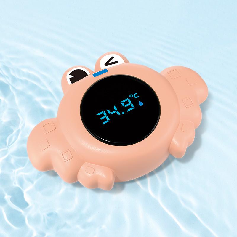New Baby Bath Temperature Meter Floating Digital Water Baby Bath Temperature Meter LED Display Temperature Tester Safety Cartoon