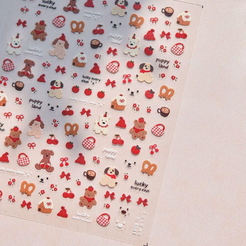 

Tomoni Thin Tough Nail Stickers Best Selling Phone Case Children s Nail Stickers Winter Puppy Nail Stickers 4681 Default