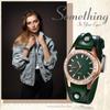 Watch Bracelet Punk Leather Belt Analog Waterproof Leather Belt Casual Business Fashion Watch Green Accessories Birthday Christmas Day Present Women's