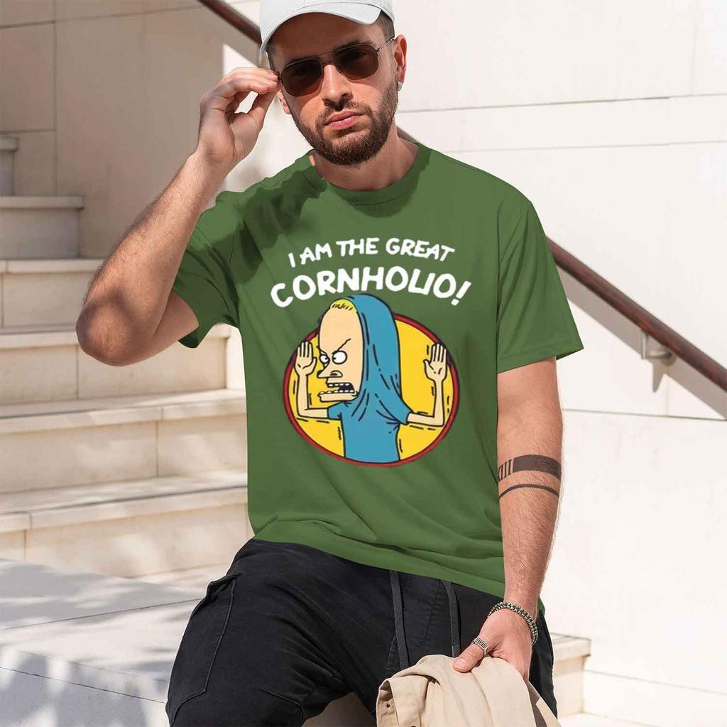 2026 New Beavis And Butthead Tee I Am The Great Cornhole Vintage Anime Graphic Funny Gift For Unisex Short Sleeve Tshirt