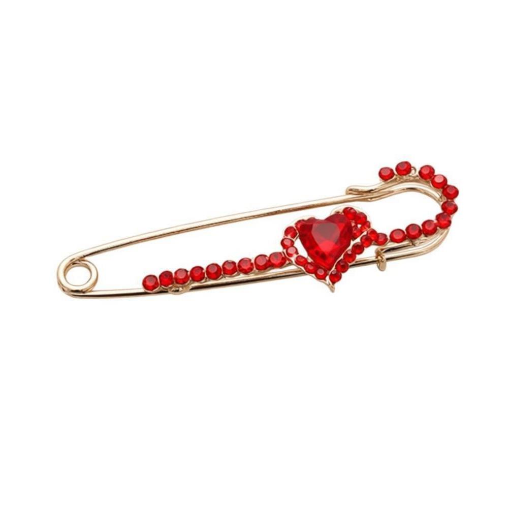 

Elegant Jewelry Luxurious Rhinestones Brooches Crystal Zircon Sparkling Scarf Buckle Adjustable Shawl Adjuster Pants Adjustment