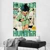 Tapisserie Anime Hunter X Hunter Tissu Mural Pratique Accrochage de Fête Polyvalent pour la Décoration de Chambre Idéal pour les Chambres Espaces Familiaux