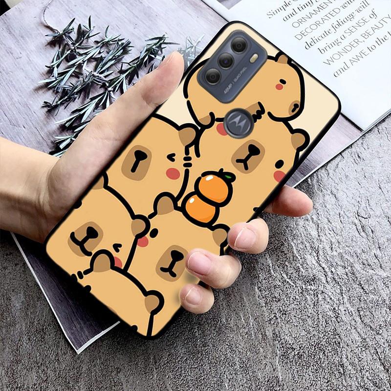 

Чохол Cute Capybara для Moto G84 G22 G32 G42 G52 G62 G53 G72 G60 G60S G100 G10 G20 G30 G13 G50 G 5G G Pure Moto G13