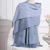 Reversible Cashmere Wool Scarf: Unisex Autumn/Winter, Luxurious Korean Style Shawl.