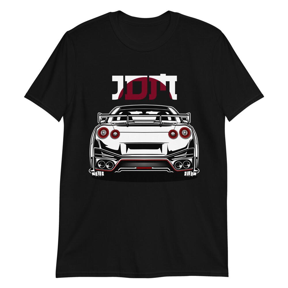 R35 Skyline GTR Rear Tail Lights JDM Short-Sleeve Unisex T-Shirt