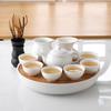 Yuzhuxun Ceramic 7-Piece Gongfu Tea Set with Gaiwan & Douli Cups
