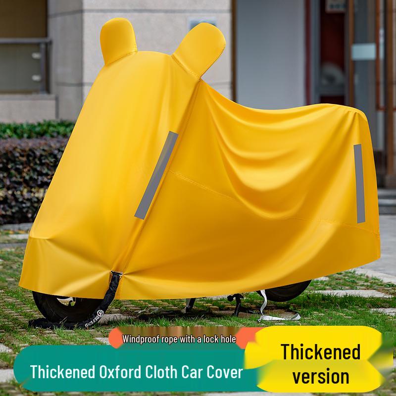Weatherproof Electric Vehicle Cover for Yadea, Aima, and Tailing - Sun, Rain, and Dust Protection for E-Bikes & Motorcycles