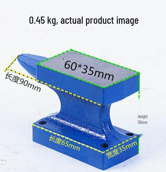 Blue DIY Iron Anvil for Jewelry Making & Goldsmithing