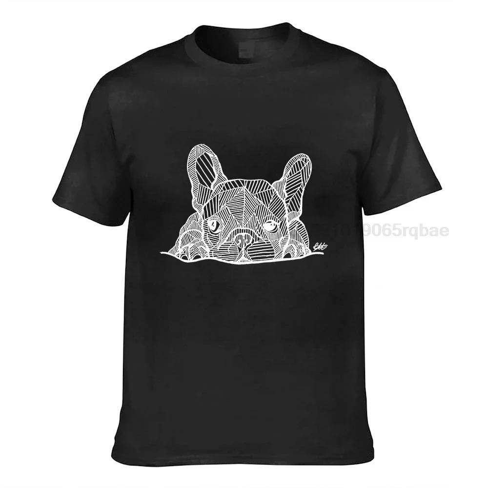 French Bulldog Puppy T Shirt Dog Cute Animals Pet Vintage Tee Shirt Unisexs Christmas Tees Round Collar Fitness T Shirts
