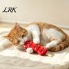 Fun Cartoon Food Cat Toy Plush Chew Toy, Sugarcoated Haws Stick Design, Kitten Teething Soft Toys for Kittens Stuffed Indoor Cats Biting, Boredom