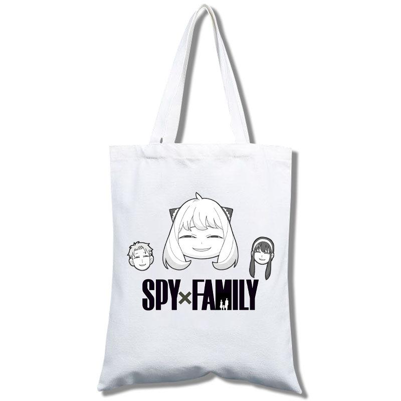 Student Shopping Mobile Phone White Canvas Model Portable Messenger Bag Canvas Bag