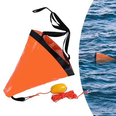 Goture Sea Easy Rope Twisting Parachute Ready to Troll Rubber Sea Bass Mini Fishing M Kotwica, Odzyskiwanie, Zapobieganie, Kotwica, Zastosowanie, Wędkarstwo, Kajak, SUP,