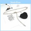 Fashion Metal Women Waist Chain With Detachable Heart Shaped Bag Pendant For Street Style Accessories