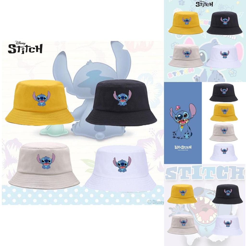 Disney Lilo And Stitch Stitch Pink Tie Dye Bucket Hat Uv Protection And Breathable Fabric